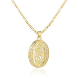 Fashion Copper Necklace Female Creative Virgin Mary - Zambeel