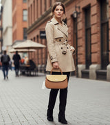 Fashion Dual - Tone Satchel - Zambeel