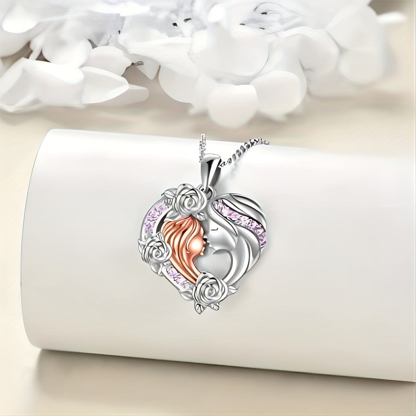 Fashion European And American Style New Heart - shaped Pendant Necklace - Zambeel