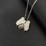 Fashion Jewelry Butterfly Necklace Female Pendant Titanium Steel Clavicle Chain - Zambeel