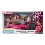 Fashion Sport Car & Helicopter Play Set - Zambeel