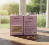 Febble - Oval Soft Nude Sparkle Press - On Nails (Original) - Zambeel