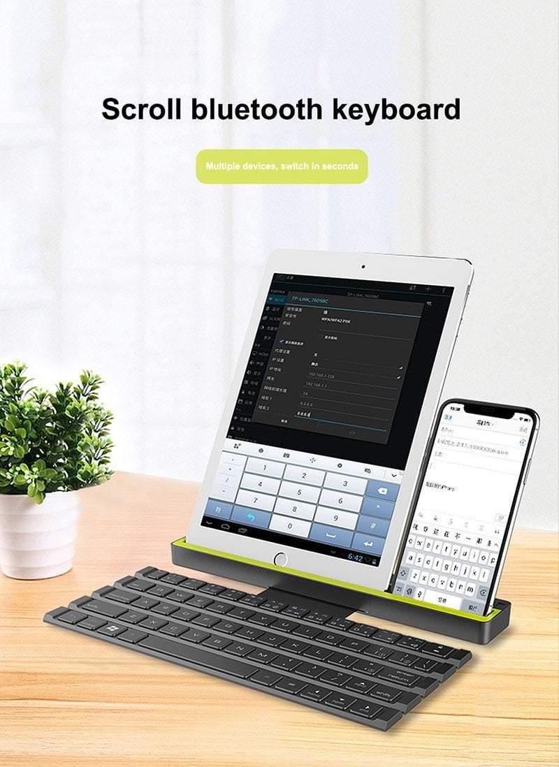 Flexible Roll Folding Bluetooth Keyboard - Zambeel