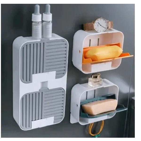 Flip Lid Drain Soap Box - Zambeel
