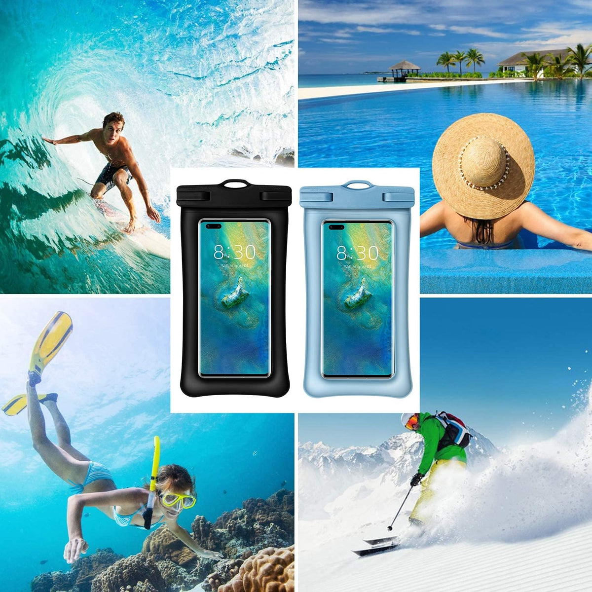 Floating Waterproof Phone Pouch - Zambeel