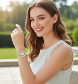 Floral Bloom Diamond Watch - Zambeel