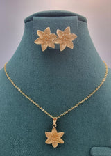 Floral Bloom Pendant Set - Zambeel