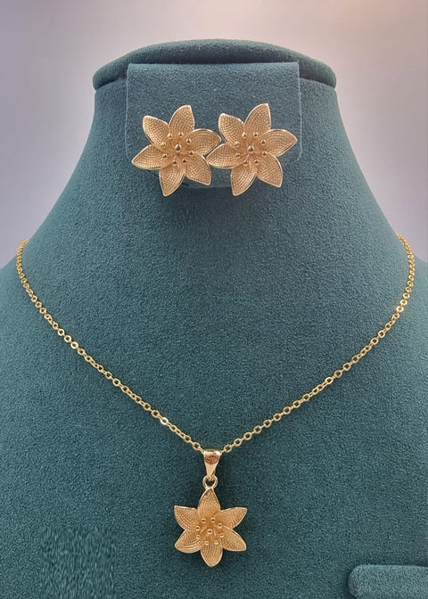 Floral Bloom Pendant Set - Zambeel