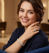 Floral Duo Sparkle Kada Set - Zambeel