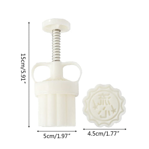 Floral Mooncake Mold Press - Zambeel