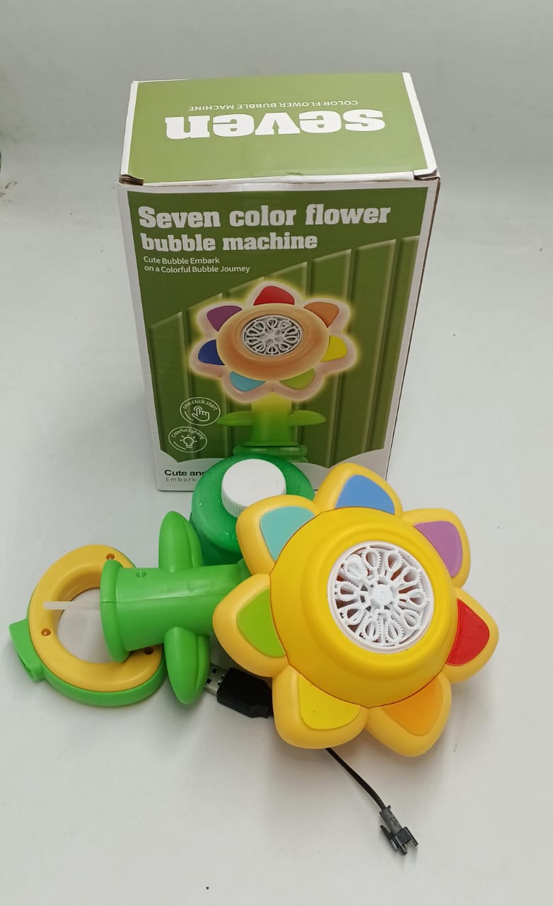 Flower Bubble Machine Toy - Zambeel