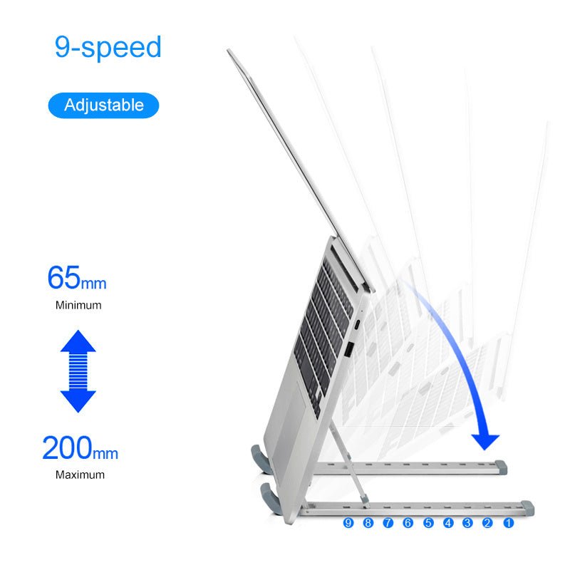 Folding Lifting Desktop Notebook Tablet Computer Stand - Zambeel