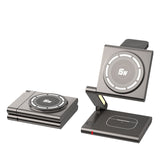 Folding Mobile Phone Headset Watch Three - in - One Wireless Charger - Zambeel