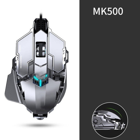 Forerunner Esports Gaming Mouse Wired Mechanical Macro Metal Weighted Mute - Zambeel