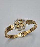 Four - Leaf Charm Bangle - Zambeel