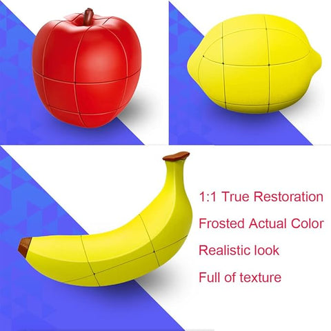 Fruit Cube Matching Puzzle Toy Set - Zambeel