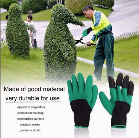 Garden Digging Gloves with Built - in Claws - Zambeel