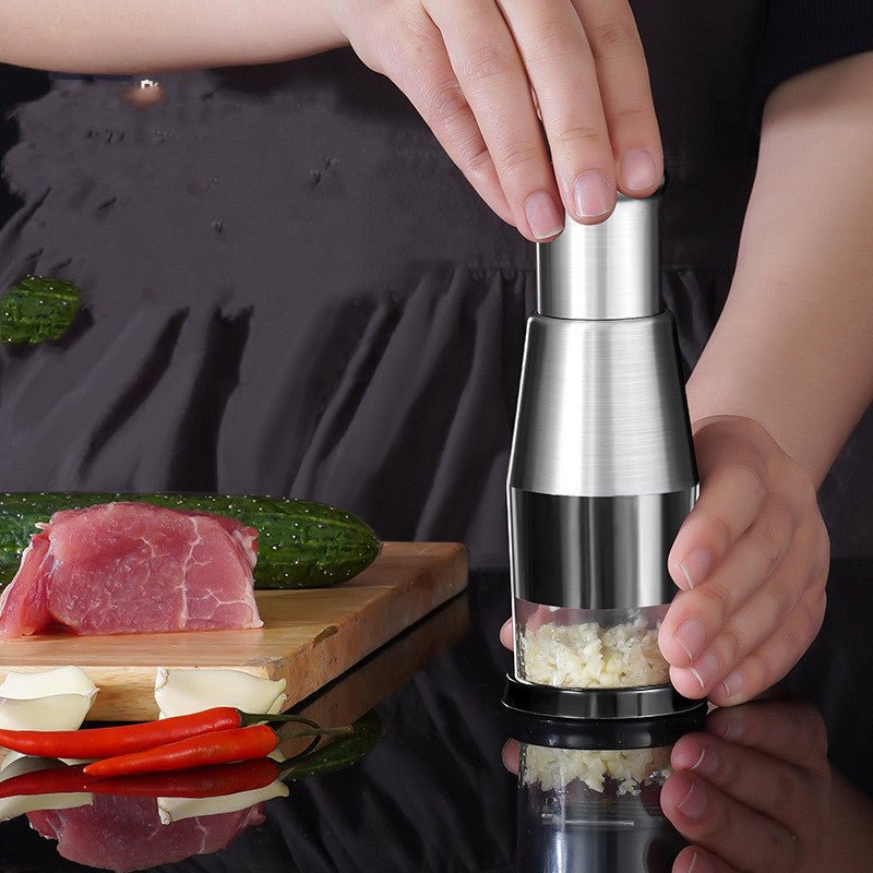 Garlic Crusher Onion Chopper Multipeler Vegetables Chopper Manual Garlic Press Machine Garlic Squeezer Kitchen Gadget - Zambeel