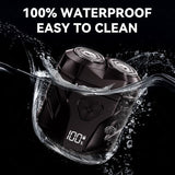 GEC - Wet & Dry Electric Shaver with LED Battery Display - Zambeel