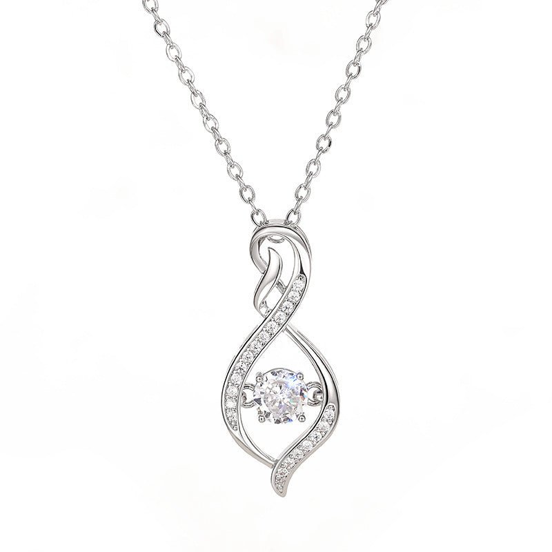 Geometric Design Necklace Movable Round - Zambeel
