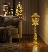 Gold Decorative LED Lantern Stand - Zambeel