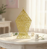Gold Glitter Decorative Hanging Lantern - Zambeel