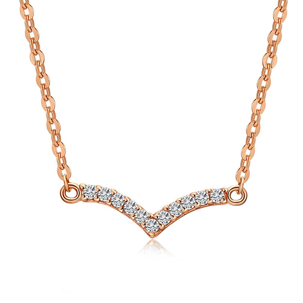 Goose Shaped Pendant High Quality Inlaid Zircon Necklace - Zambeel