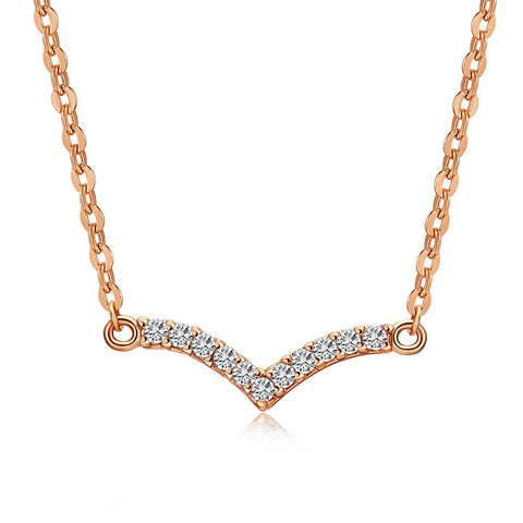 Goose Shaped Pendant High Quality Inlaid Zircon Necklace - Zambeel