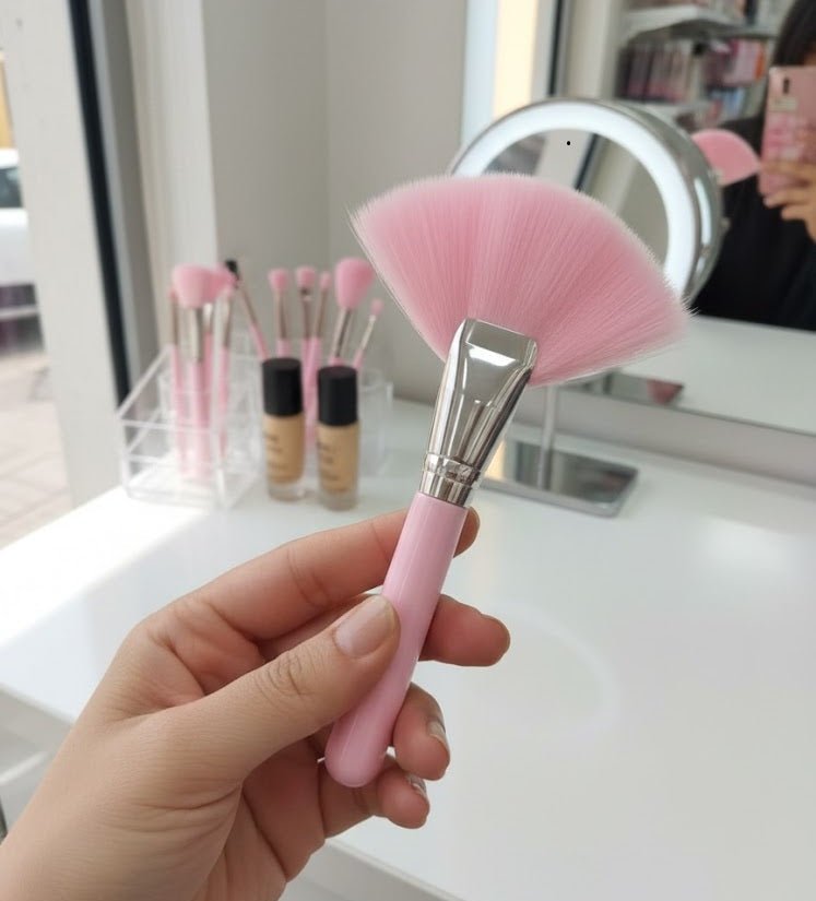 GR - Professional Pink Makeup Brush Set - Zambeel