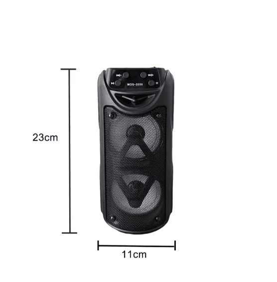 Greatnice - Wireless Bluetooth Speaker with RGB Lights - Zambeel