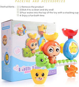 Happy Bath - Time Water Spray Bath Toy Set for Kids - Zambeel