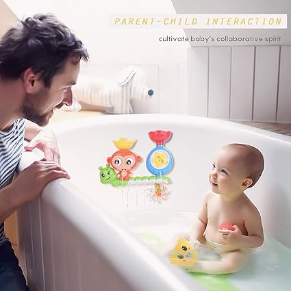 Happy Bath - Time Water Spray Bath Toy Set for Kids - Zambeel