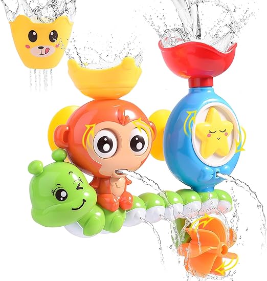 Happy Bath - Time Water Spray Bath Toy Set for Kids - Zambeel