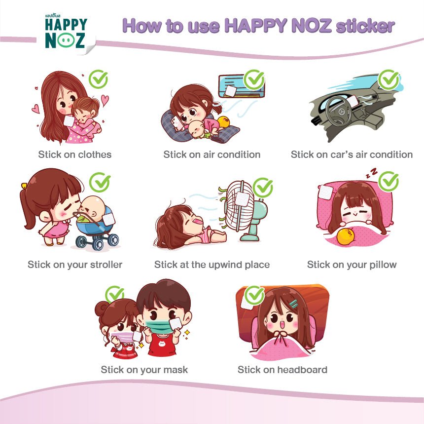 Happy Noze - Kids Nasal Sticker - Zambeel