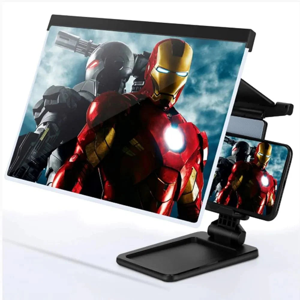 HD Phone Screen Amplifier with Foldable Phone Stand - Zambeel