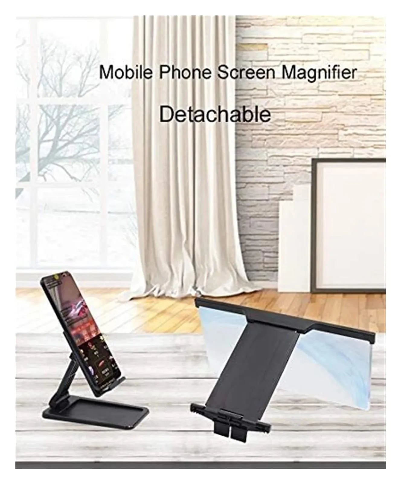 HD Phone Screen Amplifier with Foldable Phone Stand - Zambeel