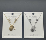 Heart Lock & Key Charm Set - Zambeel
