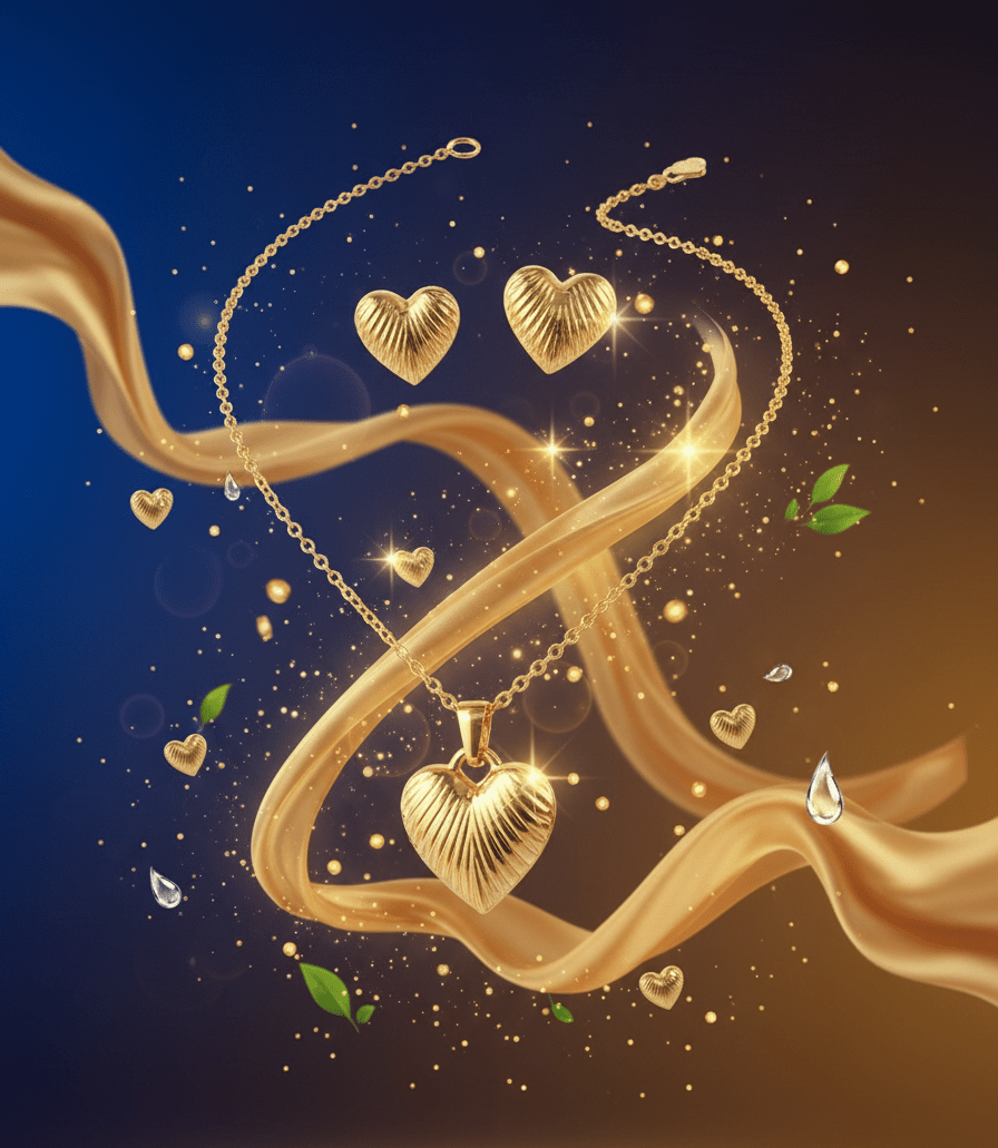Heart Pendant Set - Zambeel