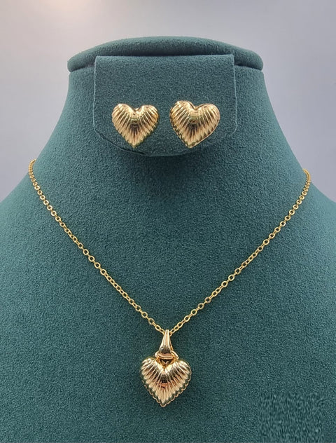 Heart Pendant Set - Zambeel