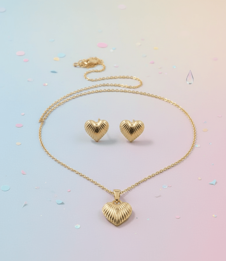 Heart Pendant Set - Zambeel