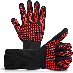 Heat Resistant BBQ Oven Gloves - Zambeel