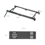 Heightening And Folding Three - in - one Multifunctional Computer Stand - Zambeel