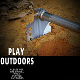 HEPU - 10 - in - 1 Multi - Purpose Survival Shovel Tool Set - Zambeel