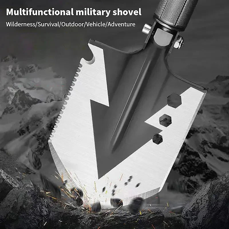 HEPU - 10 - in - 1 Multi - Purpose Survival Shovel Tool Set - Zambeel