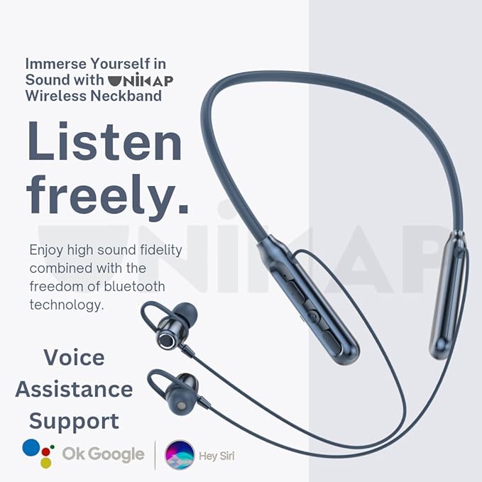HEPU - Bluetooth Wireless Neckband Earphones - Zambeel