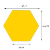 Hexagon Style Acrylic Mirror - Modern Home Decoration [13 pieces] - Zambeel