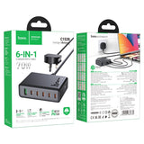 Hoco - 6 - in - 1 Fast Charger - Zambeel