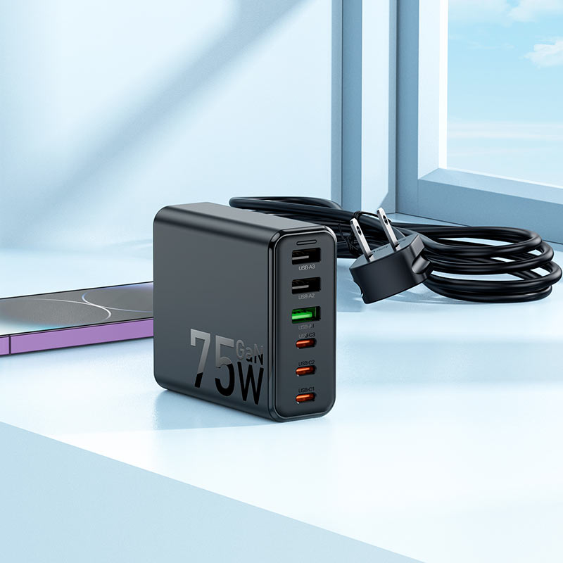 Hoco - GaN Six - Port Fast Charger - Zambeel