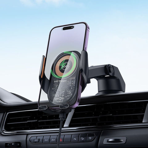 Hoco - Wireless Charging Car Holder - Zambeel