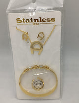 Horseshoe Design Jewelry Set - Zambeel